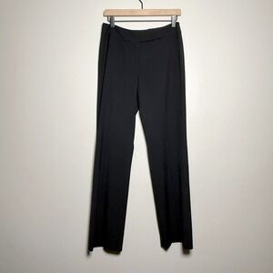 Harold's Womens‎ Dress Pants 4 Black Front Pleat Bootcut Straight Office Career